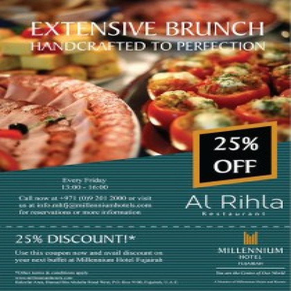  Family Brunch outings at Millennium Hotel Fujairah